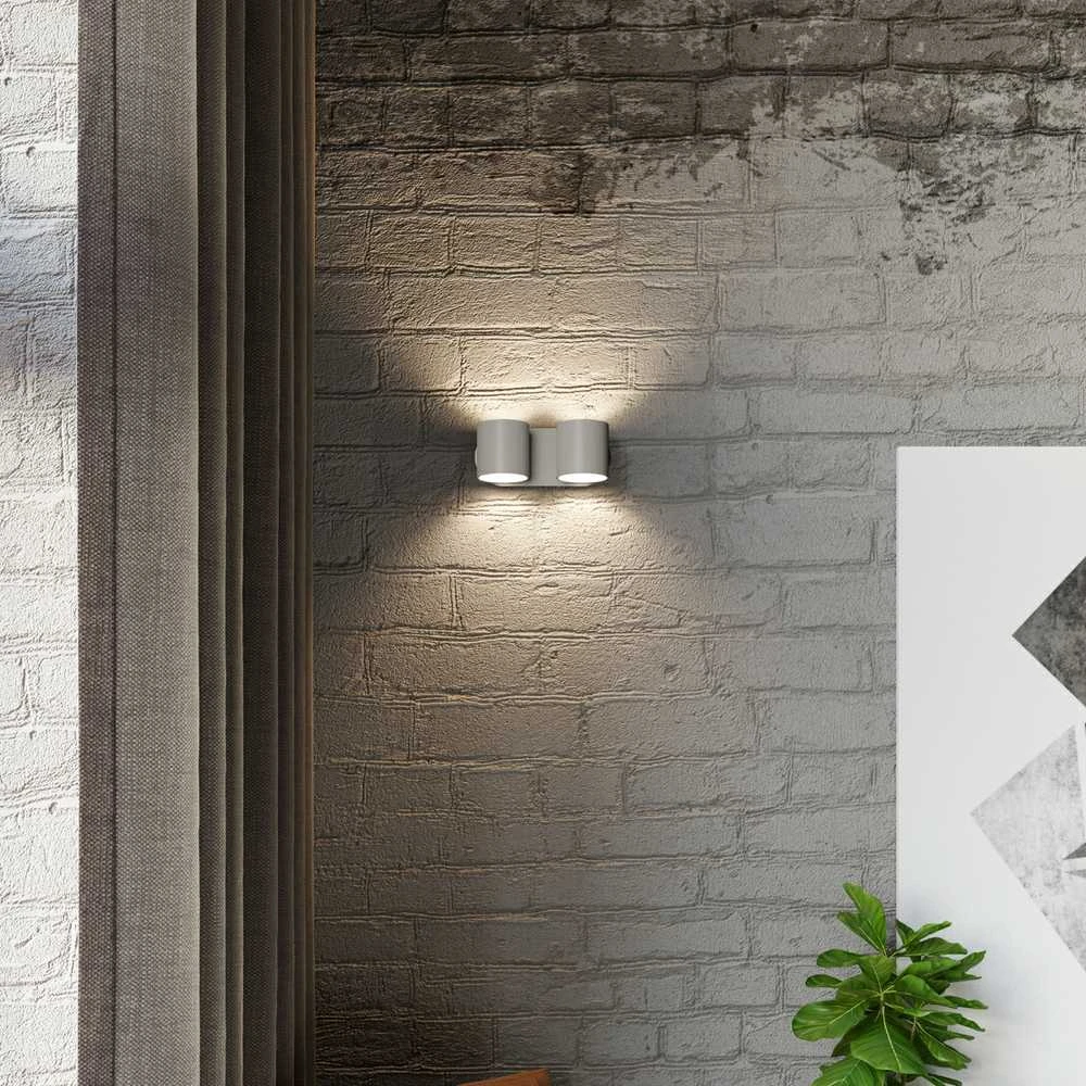 Sollux Lighting Sollux Sieninis šviestuvas ORBIS 2 pilkas