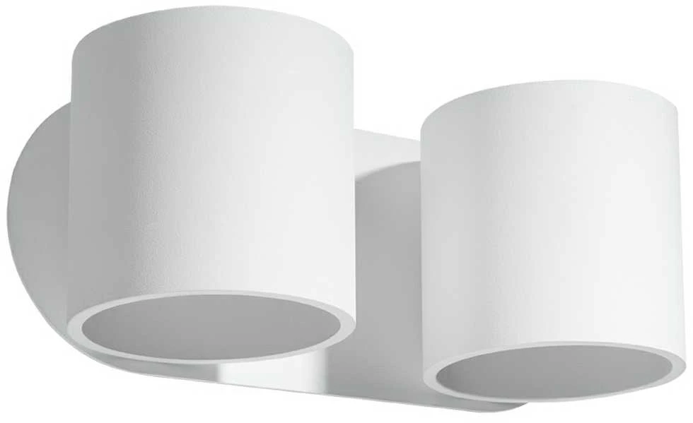 Sollux Lighting Sollux Sieninis šviestuvas ORBIS 2 baltas