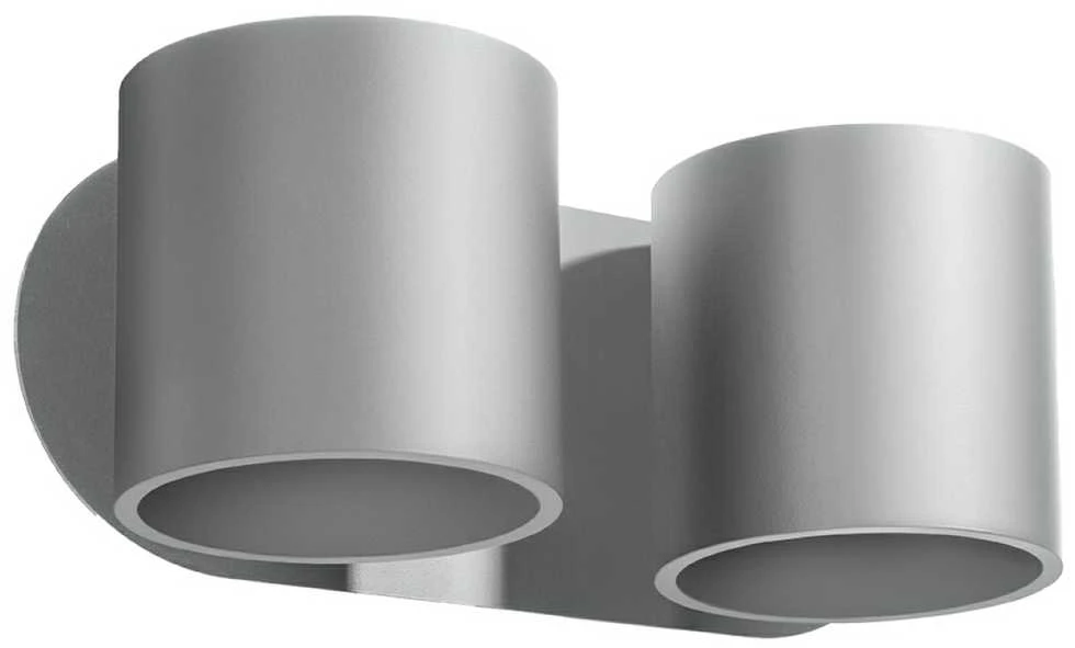 Sollux Lighting Sollux Sieninis šviestuvas ORBIS 2 pilkas
