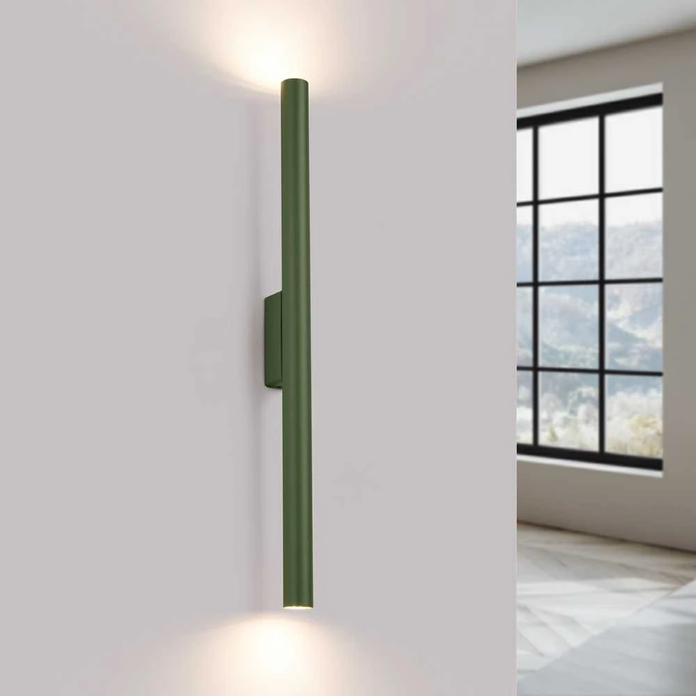 Sollux Lighting Sieninis šviestuvas PASTELO 2 alyvuogių žalia