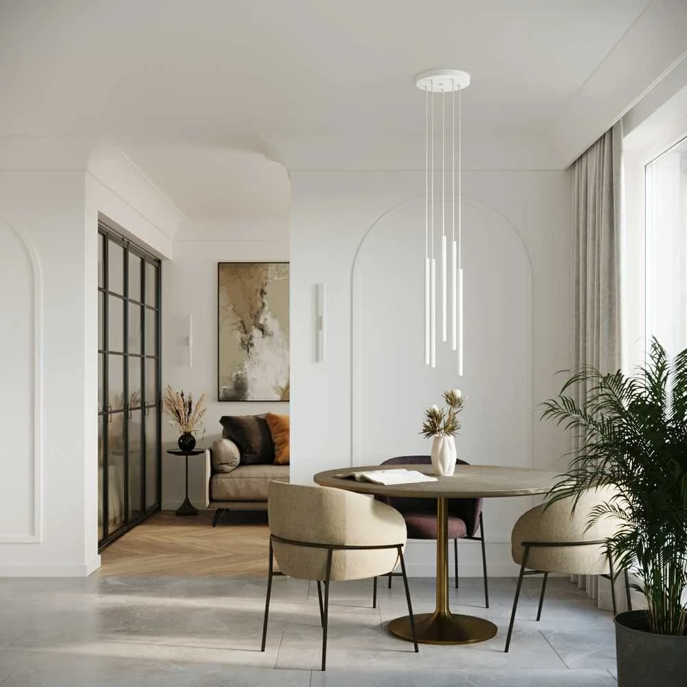 Sollux Lighting Sieninis šviestuvas PASTELO 2 baltas