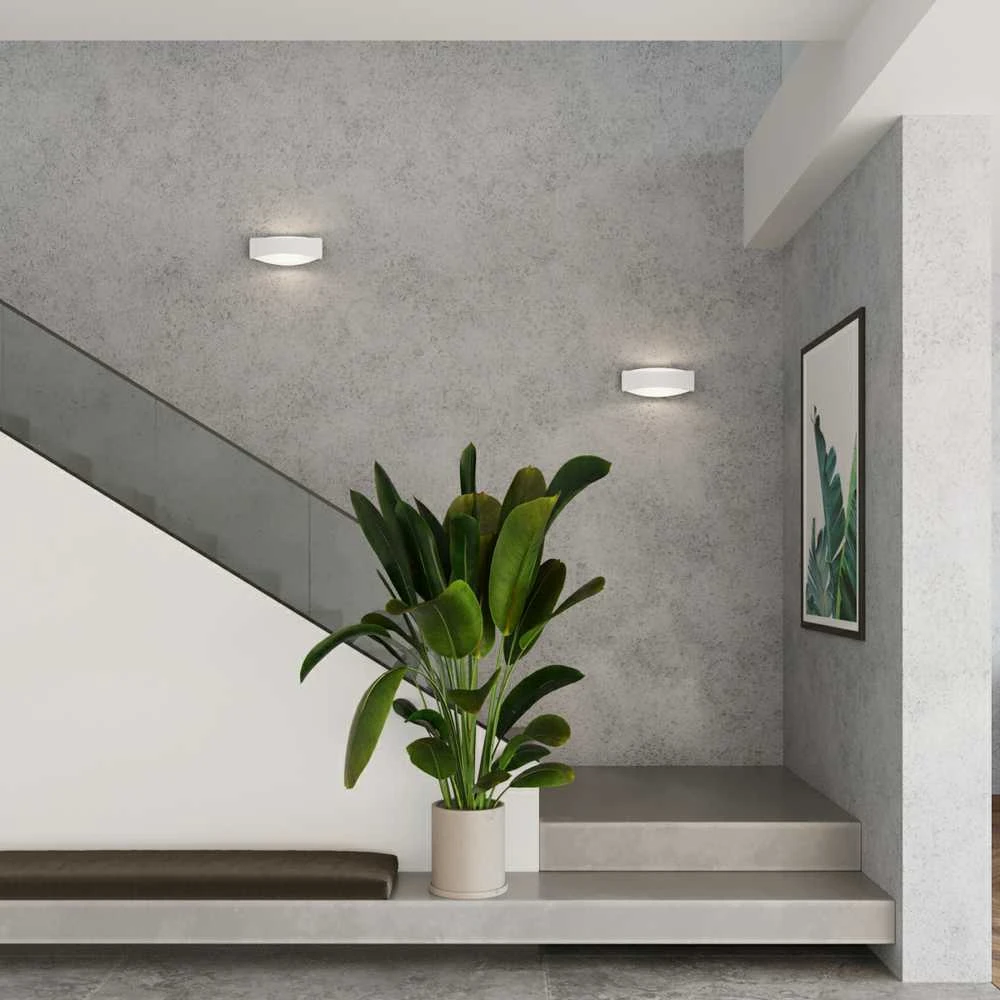 Sollux Lighting Sieninis šviestuvas TONI baltas