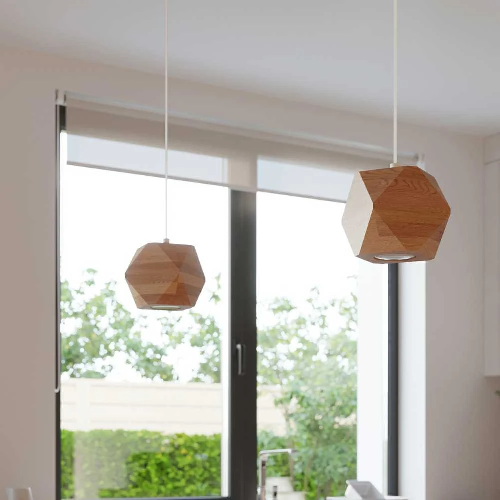 Sollux Lighting Sieninis šviestuvas WOODY iš natūralaus medžio