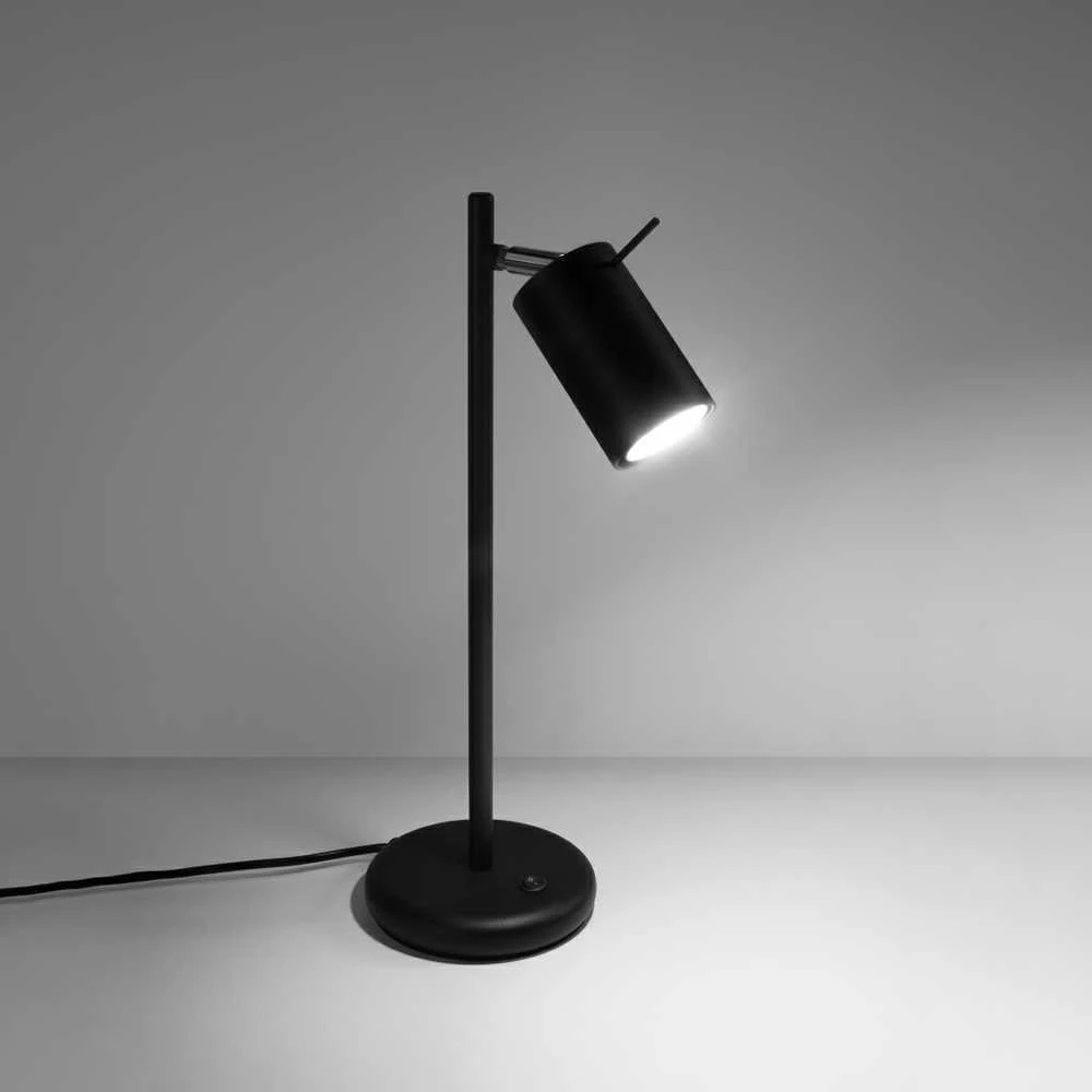 Sollux Lighting Stalo lempa RING juoda