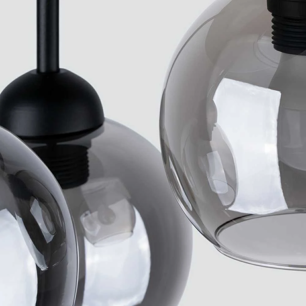 Lubinis šviestuvas Sollux Lighting Šviestuvas ALINO 3 juodas
