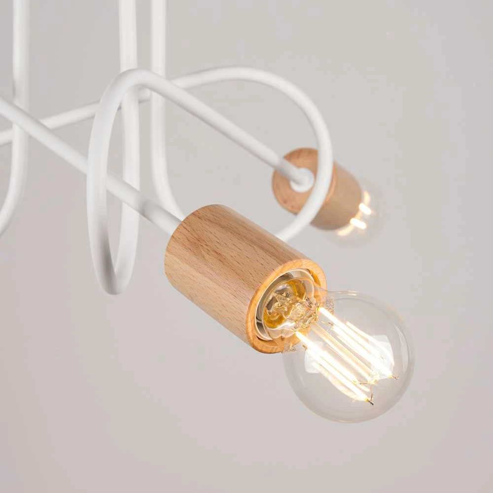 Lubinis šviestuvas Sollux Lighting Šviestuvas EMBER 3 baltas