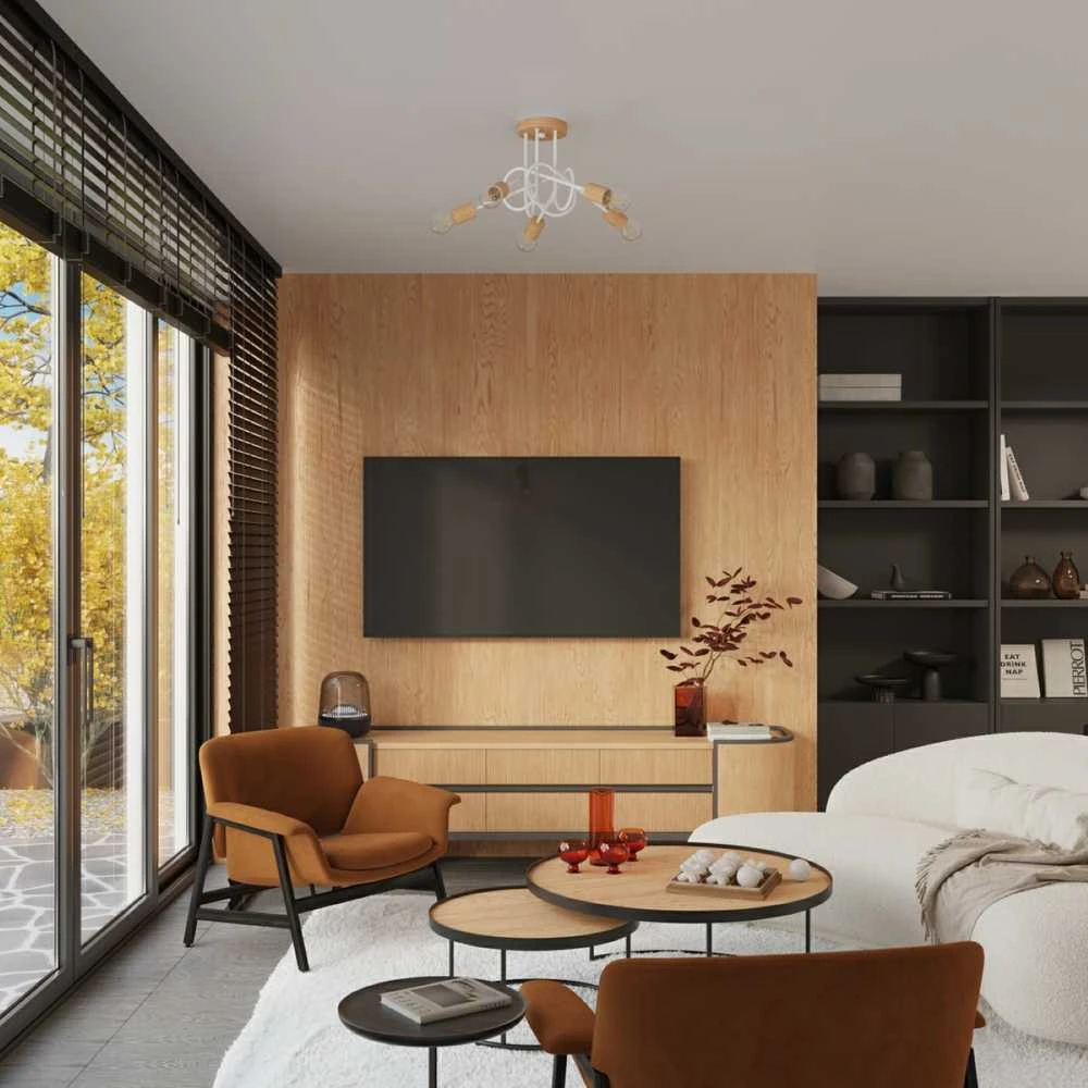 Lubinis šviestuvas Sollux Lighting Šviestuvas EMBER 3 baltas