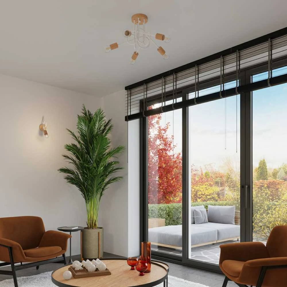 Lubinis šviestuvas Sollux Lighting Šviestuvas EMBER 5 baltas