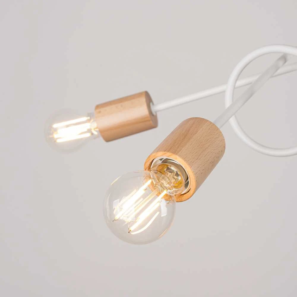 Lubinis šviestuvas Sollux Lighting Šviestuvas EMBER 5 baltas