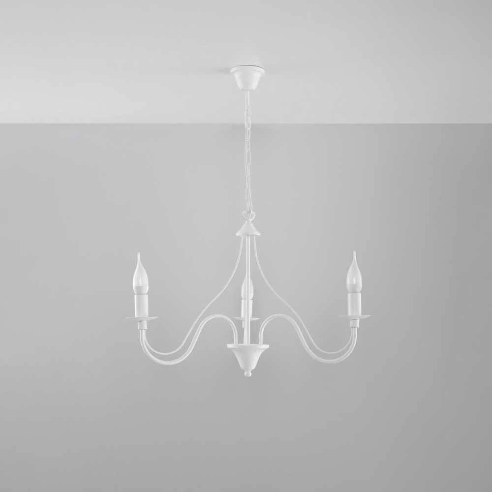 Lubinis šviestuvas Sollux Lighting Šviestuvas MINERWA 3 baltas