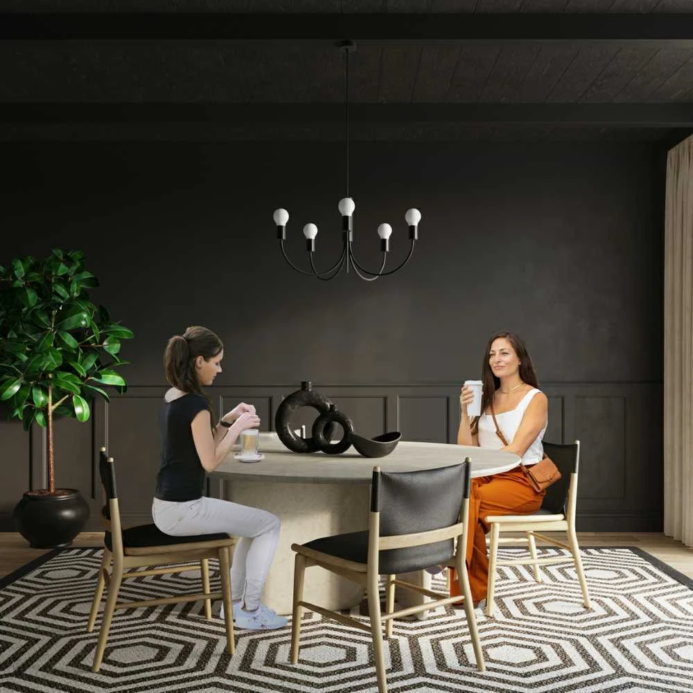 Pakabinamas šviestuvas Sollux Lighting Šviestuvas PICCOLO 3 juodas