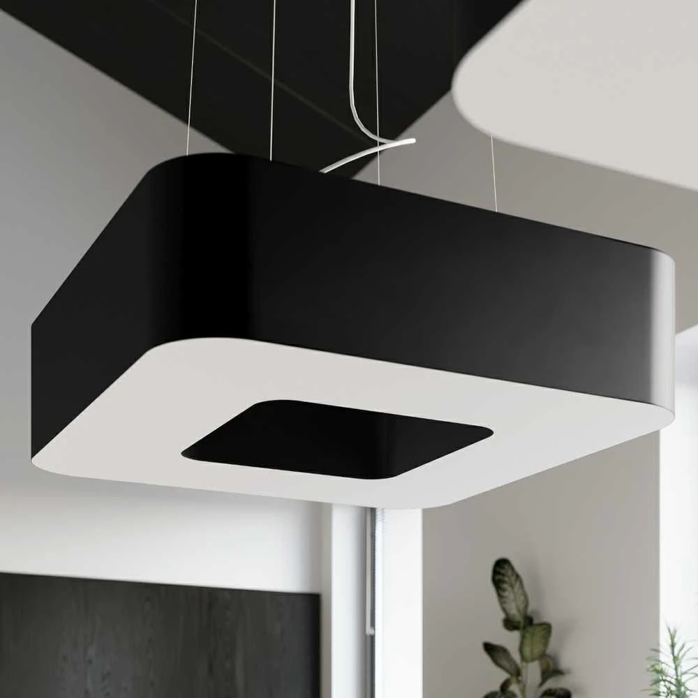 Lubinis šviestuvas Sollux Lighting Šviestuvas URANO 80 juodas