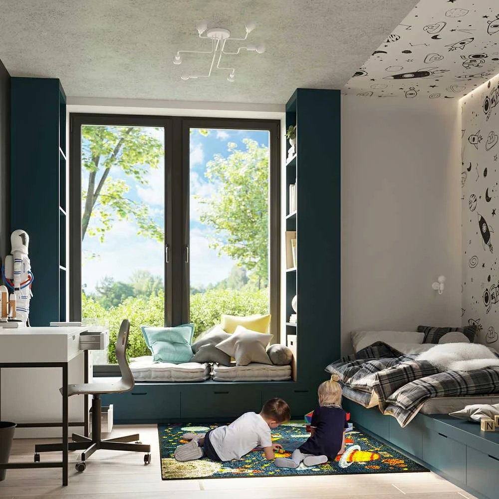 Lubinis šviestuvas Sollux Lighting Šviestuvas VECTOR 6 baltas