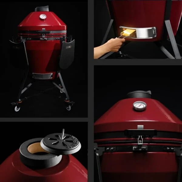 Kamado Bono kepsninė EVO Grande, raudona