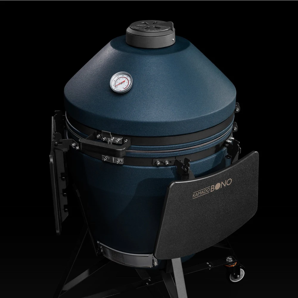 Kamado Bono kepsninė Media EVO 22" 56cm, Navy mėlyna matinė