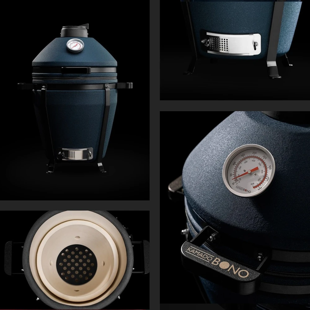Kamado Bono kepsninė Minimo EVO 16" 41cm, Navy mėlyna matinė