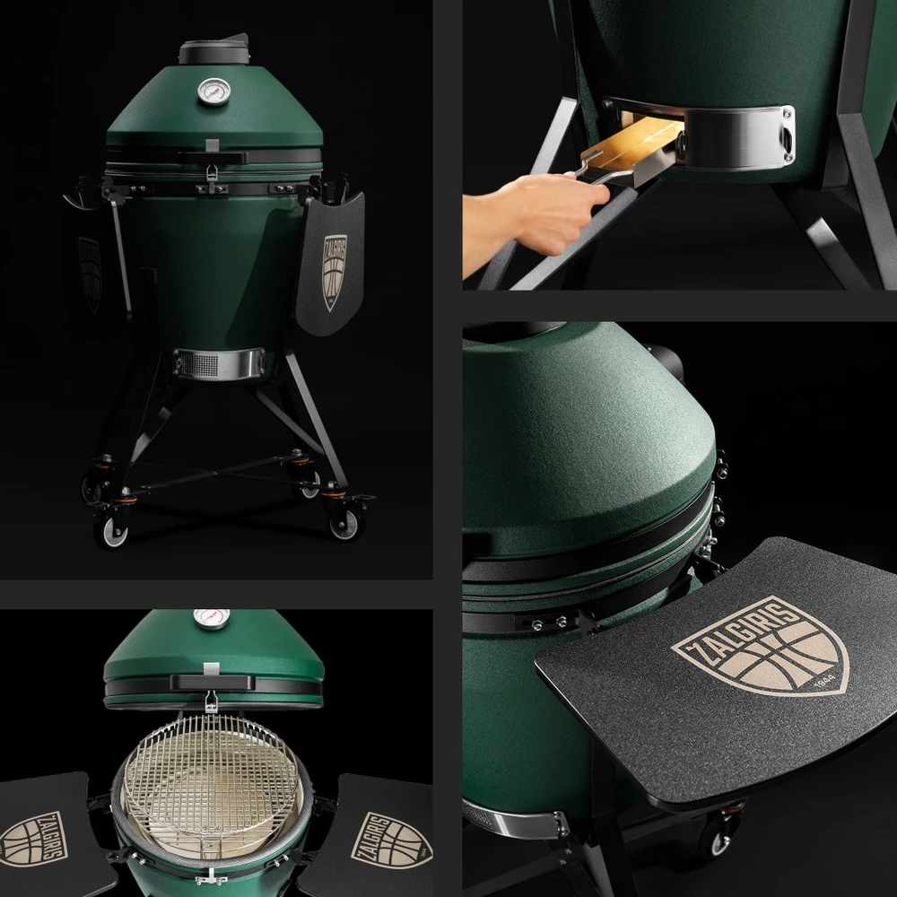 Kamado Bono kepsninė ŽALGIRIS EVO 22" 56 cm, Žalia