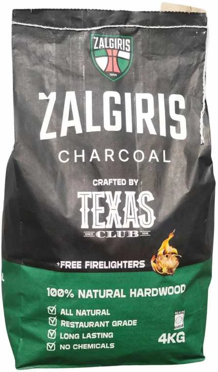 Texas_Club Medžio anglis „ŽALGIRIS“ ANGL4, 4kg