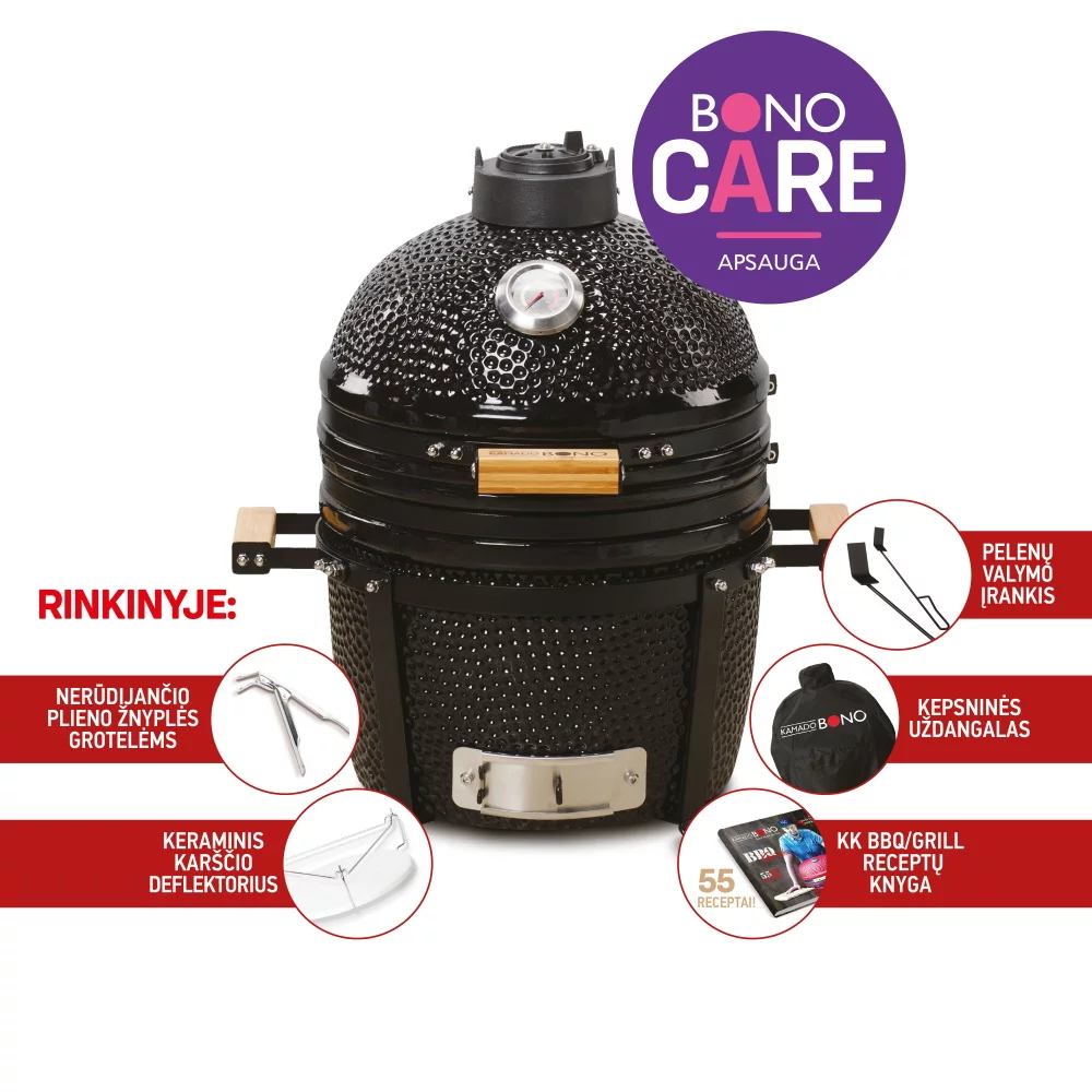 Kepsninė KAMADO BONO MINIMO 40cm su 5 priedais