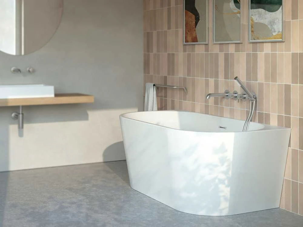Akrilinė vonia Deante Silia KDS_015W, 150x75 cm