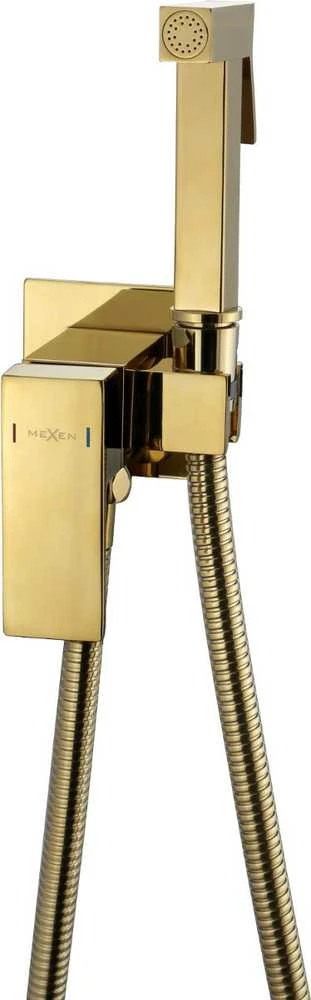 Bidė dušelio komplektas Mexen Cube, Gold