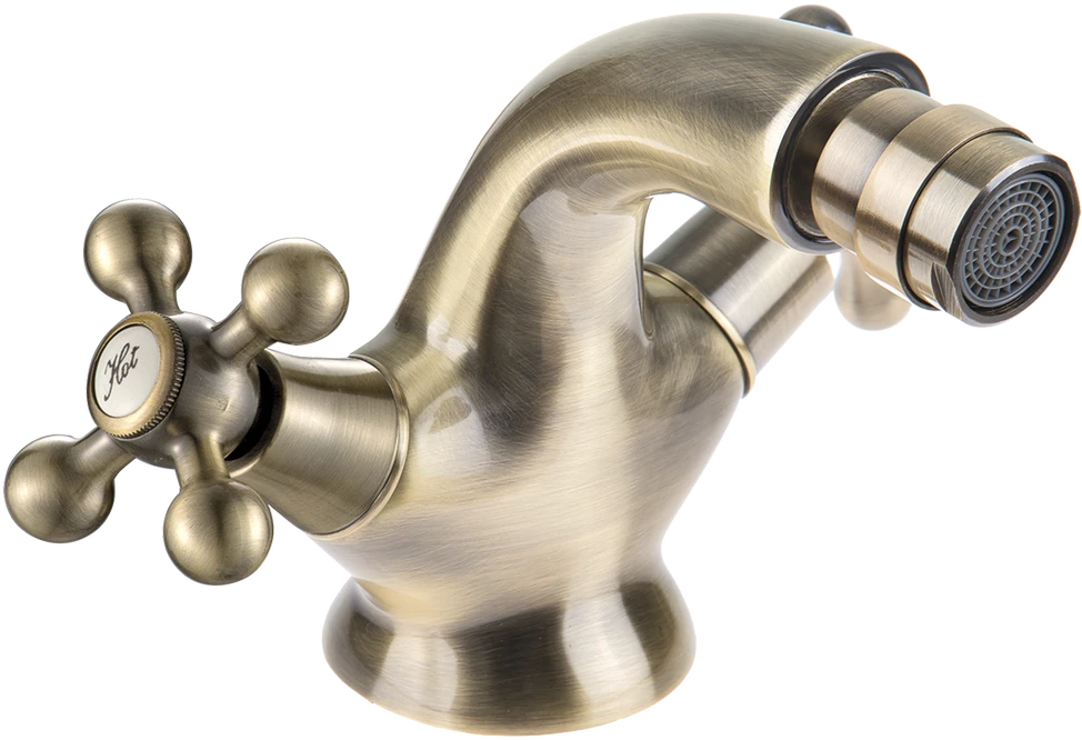 Bidė maišytuvas Kuchinox STILO su vožtuvu, BKI_532D, Antique brass