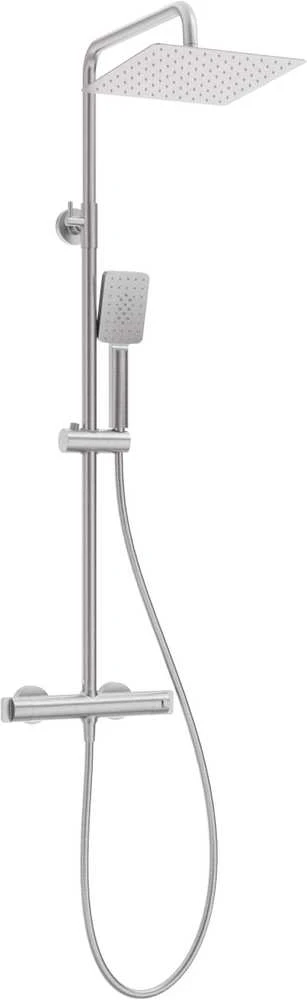 Deante dušo sistema su termostatiniu maišytuvu NAC_F4HT, Brushed steel