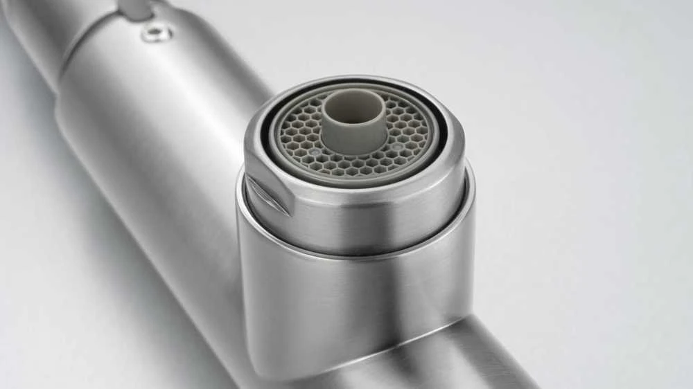 Deante Eridan virtuvinis maišytuvas su pajungimu vandens filtrui, BRE_F75M, Brushed steel