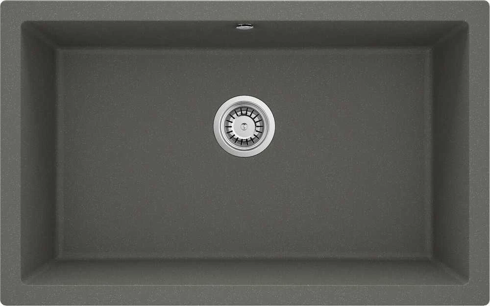 Deante granitinė virtuvinė plautuvė Deante Corda, ZQA_T10D, Anthracite
