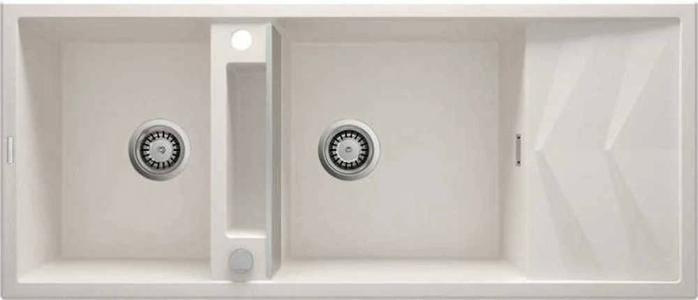 Deante granitinė virtuvinė plautuvė su magnetais Deante Magnetic ZRM_A213, Alabaster
