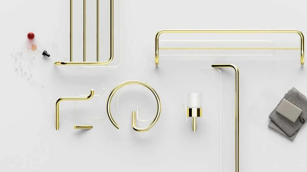 Deante Silia kabliukas ADI_Z111, Gold