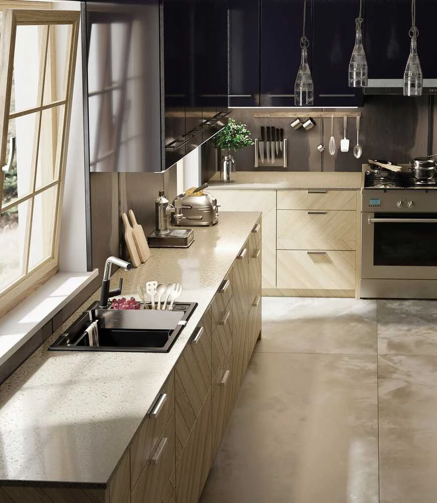 Deante virtuvės šluosčių kabykla plautuvėms, ZZM_060R, Brushed steel