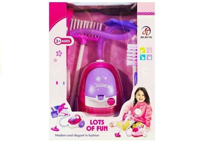 Lean Toys Dulkių siurblys žaislas su šviesos ir garso efektais!