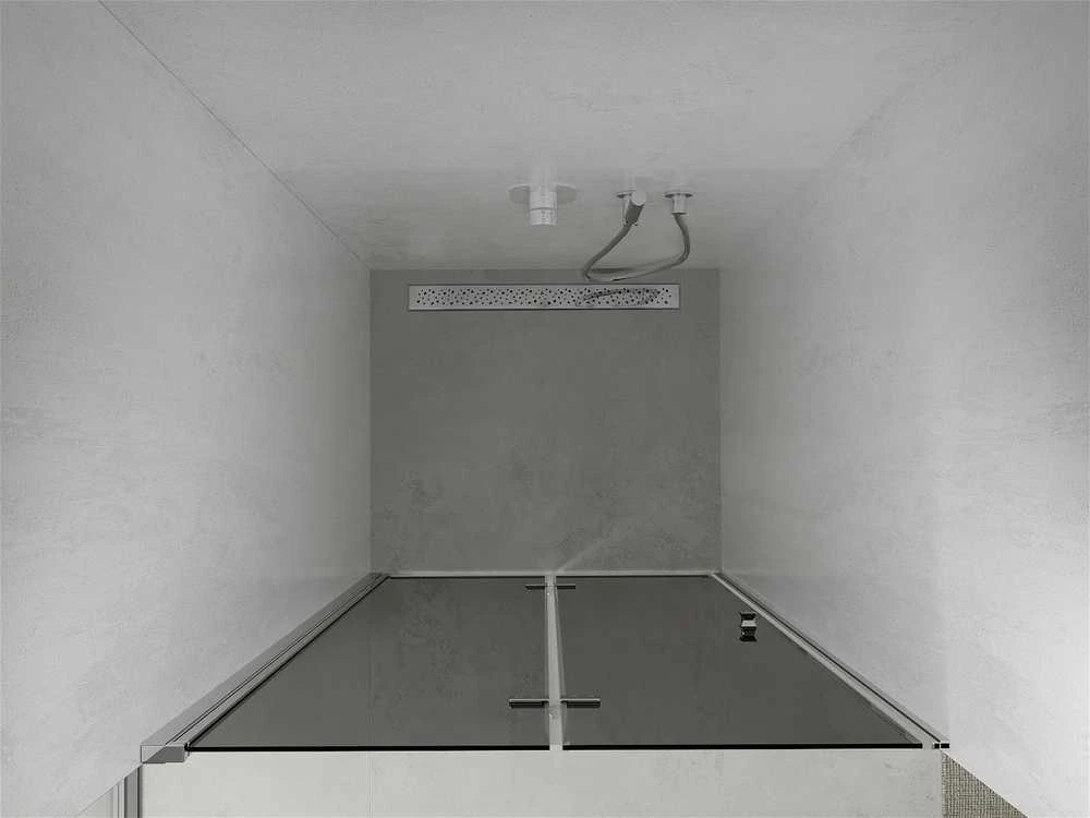 Dušo durys Mexen Lima, Pilkas, 120 cm