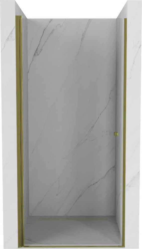 Dušo durys Mexen Pretoria, Gold, 80 cm