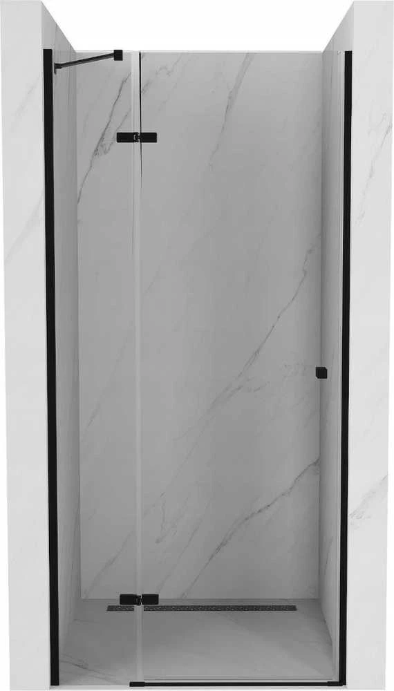 Dušo durys Mexen Roma, Juodas, 120 cm