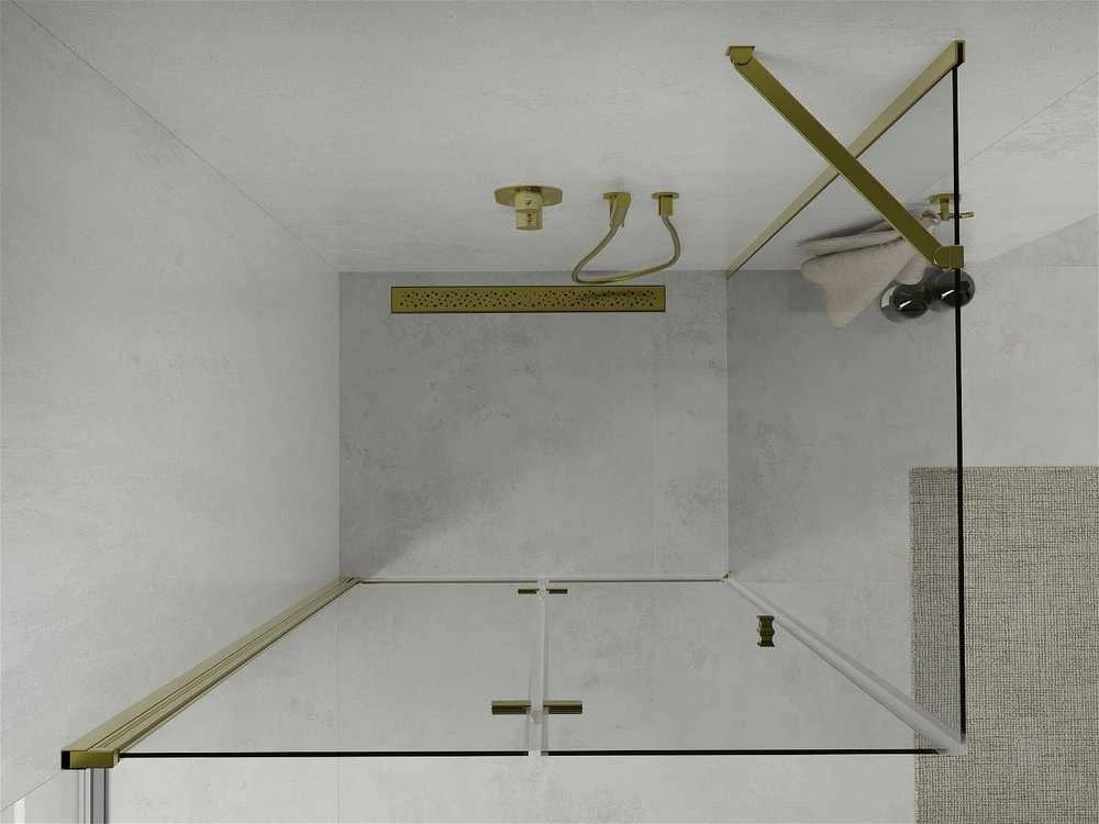 Dušo kabina Mexen Lima, Gold, 70 x 80 cm