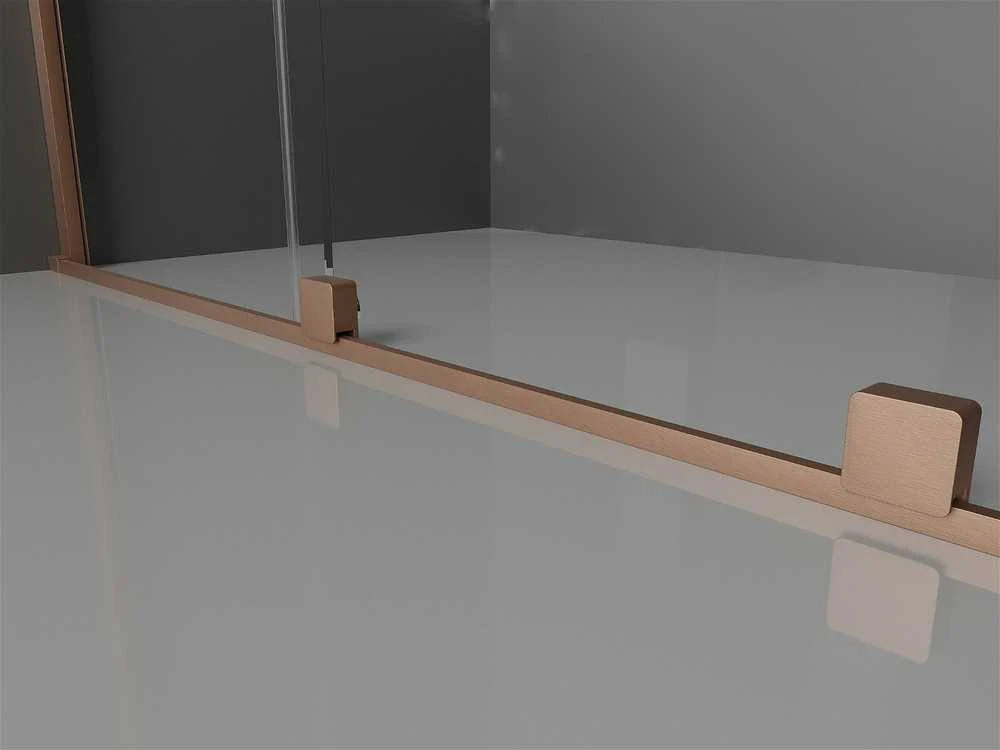 Dušo kabina Mexen Velar, Brushed copper, 160 x 85 cm