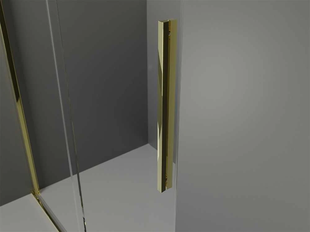 Dušo kabina Mexen Velar, Gold, 90 x 75 cm