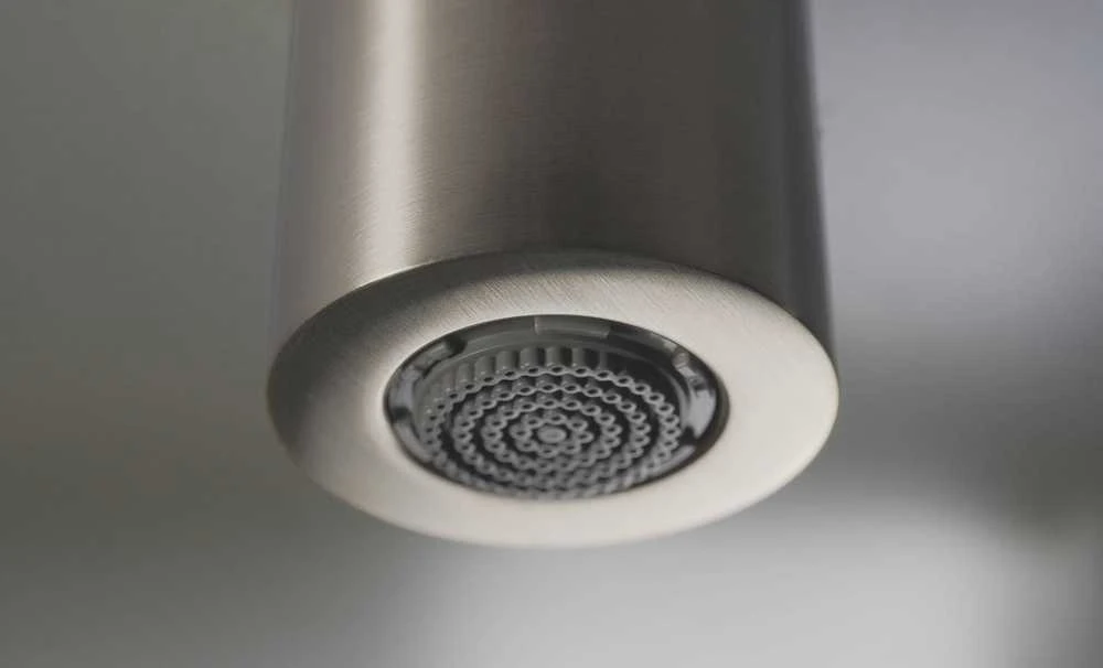 Dušo komplektas su maišytuvu Deante Silia Hexa NHS_F4XM, Brushed steel