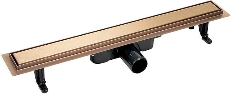 Dušo latakas Laveo Basso 2in1, 50 cm, Rose Gold