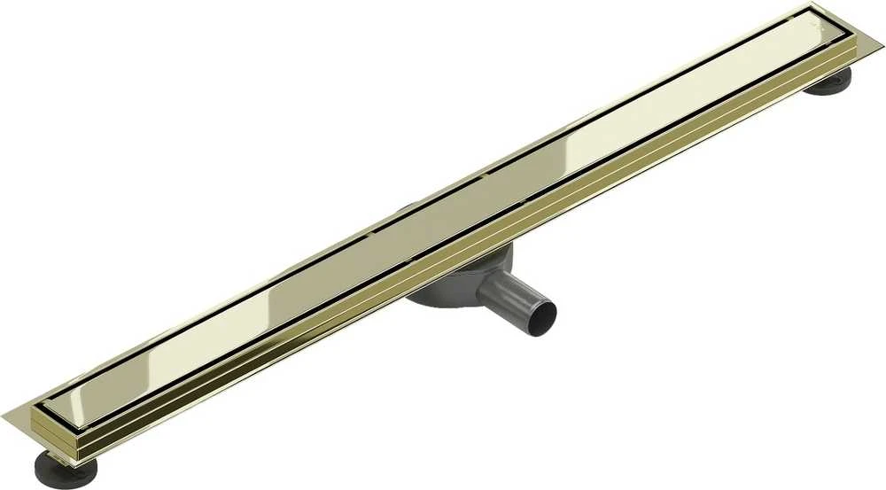 Dušo latakas Mexen 2 in 1, žemas sifonas PRO 360, Gold, 100 cm