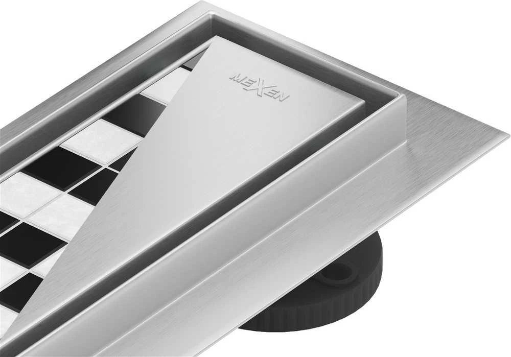 Dušo latakas Mexen Flat 2 in 1, Chrome, 120 cm