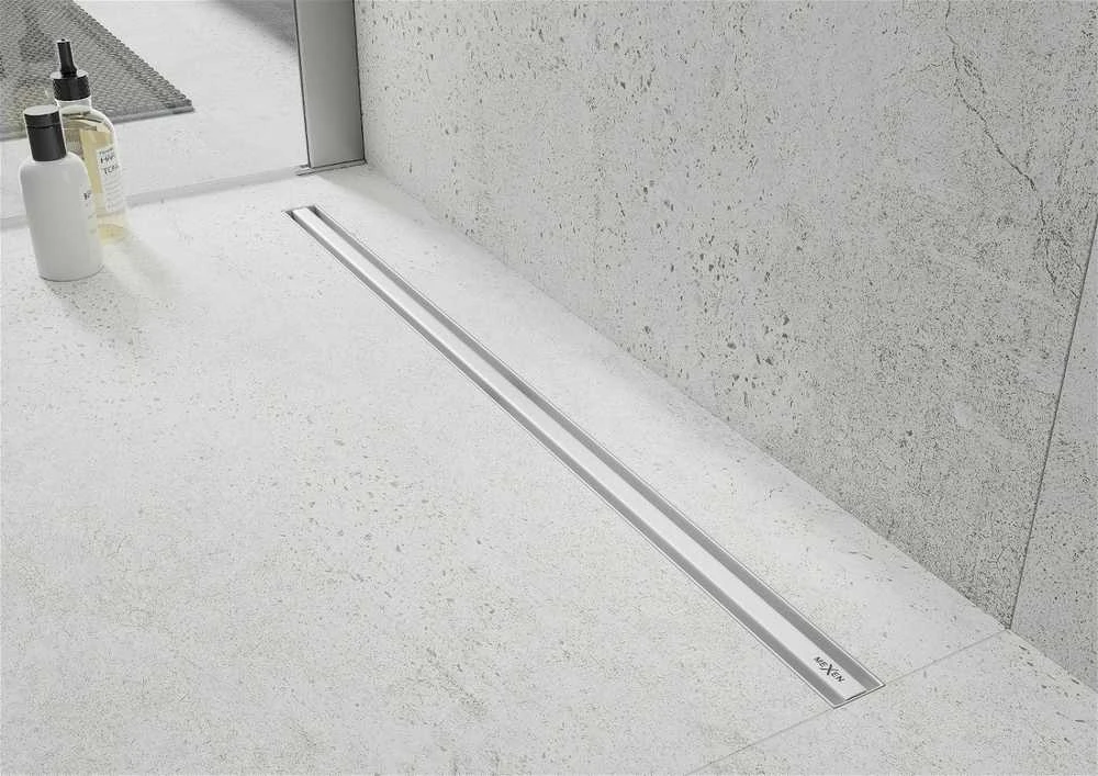 Dušo latakas Mexen Flat 360 Slim, Baltas, 80 cm