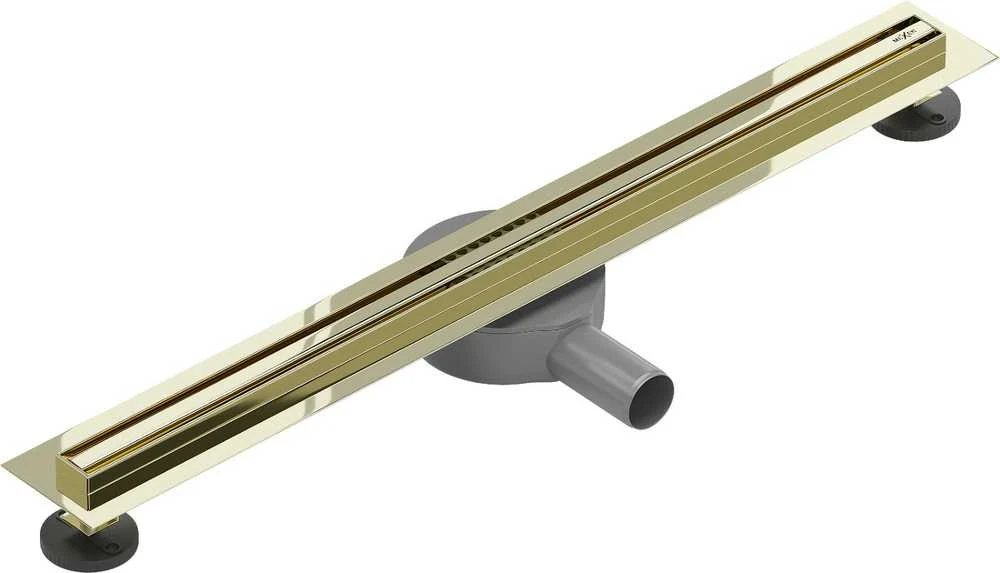 Dušo latakas Mexen Flat 360 Slim, Gold, 60 cm