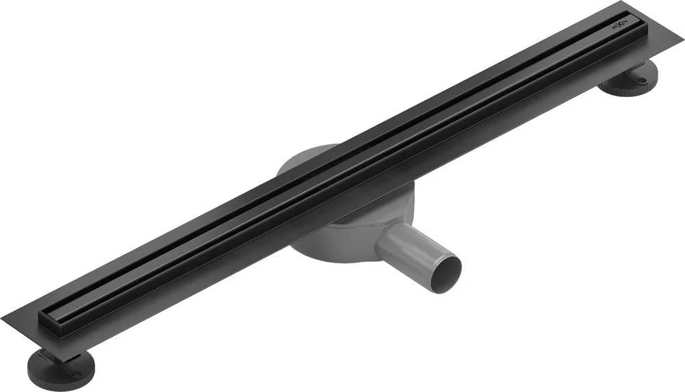 Dušo latakas Mexen Flat 360 Slim, Juodas, 80 cm
