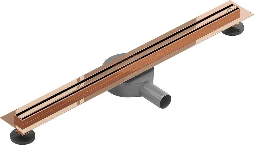 Dušo latakas Mexen Flat 360 Slim, Rose Gold, 90 cm