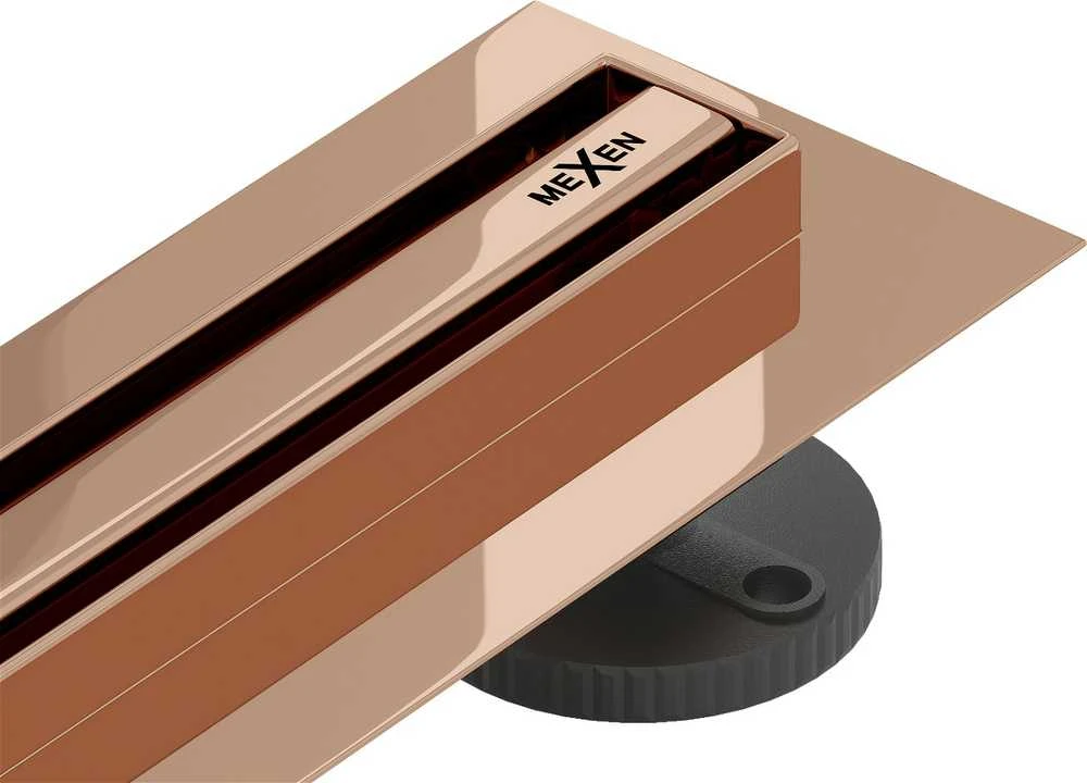 Dušo latakas Mexen Flat 360 Slim, Rose Gold, 80 cm