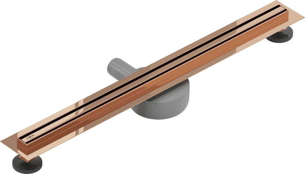 Dušo latakas Mexen Flat 360 Slim, Rose Gold, 80 cm