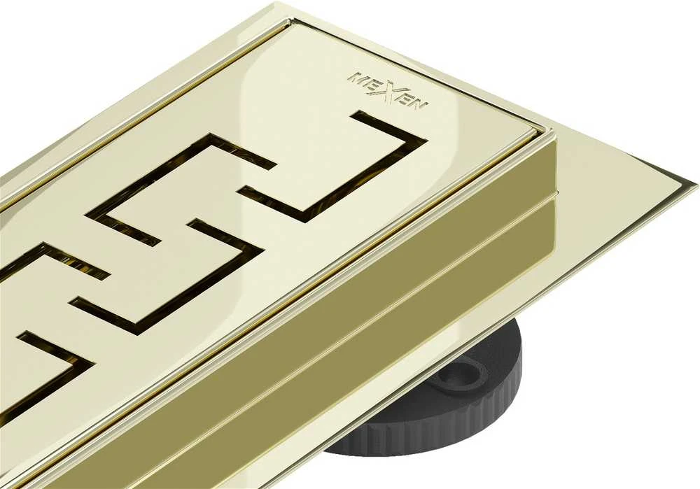 Dušo latakas Mexen Flat Athens, Gold, 80 cm